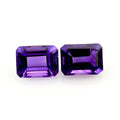 Amethyst Octagon Cut Gemstone