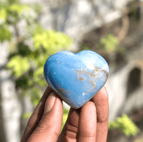 Angelite Heart