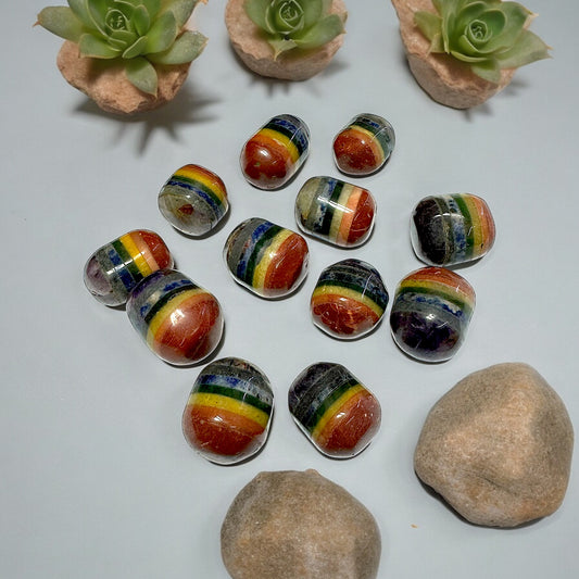 Seven chakra tumbles 1887