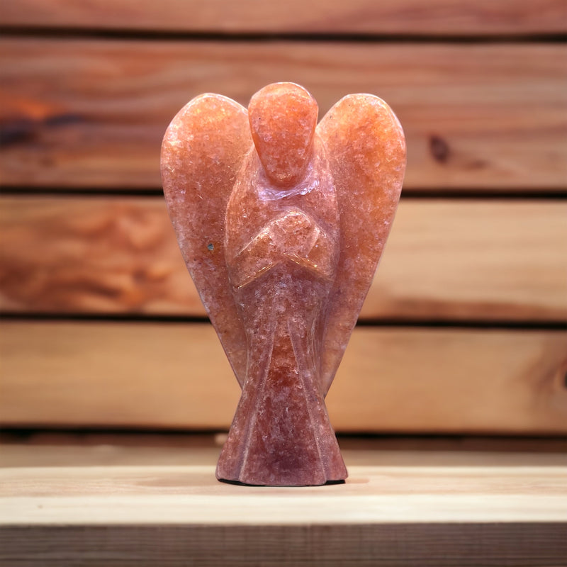 Orange Aventurine Angel 3inch
