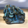 Ganesh ji ~ Full Flashy Labradorite