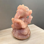 Ganesh ji  in Rose Quartz
