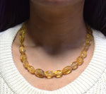 Citrine Tumble Necklace