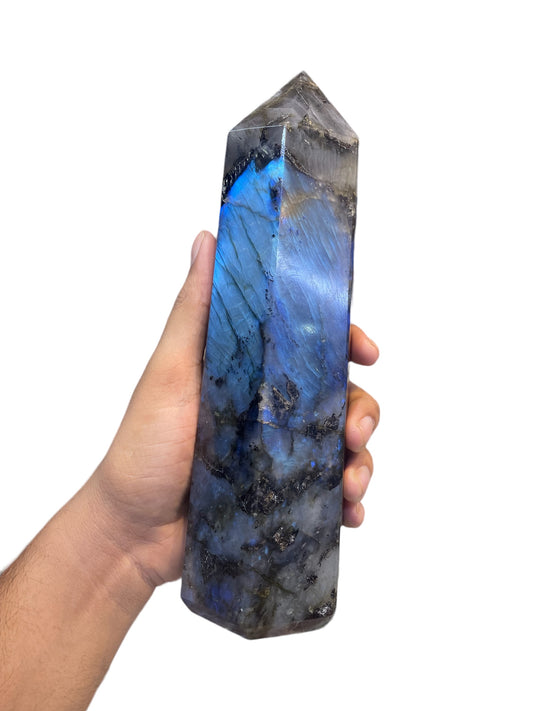 Labradorite Huge Tower 1.8 Kg Approx 1800