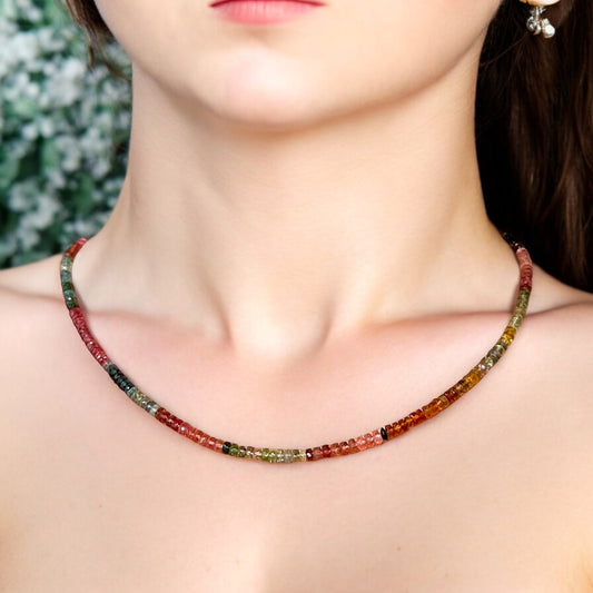 Multi Tourmaline Necklace 1200