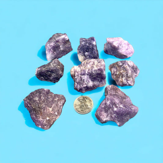 Lepidolite Raw - 1 piece per order 1923