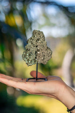 Pyrite Cluster on Stand