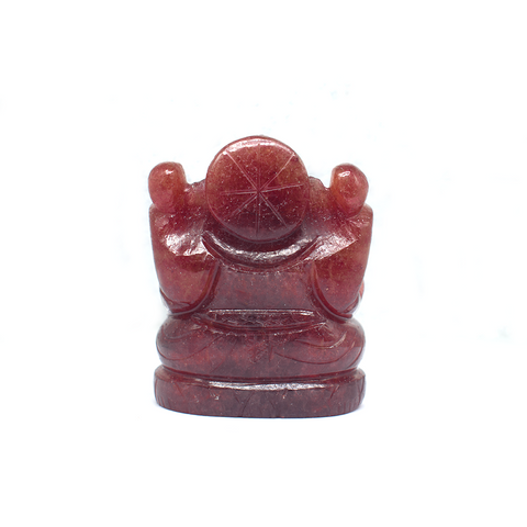 Strawberry Quartz Ganesh Ji