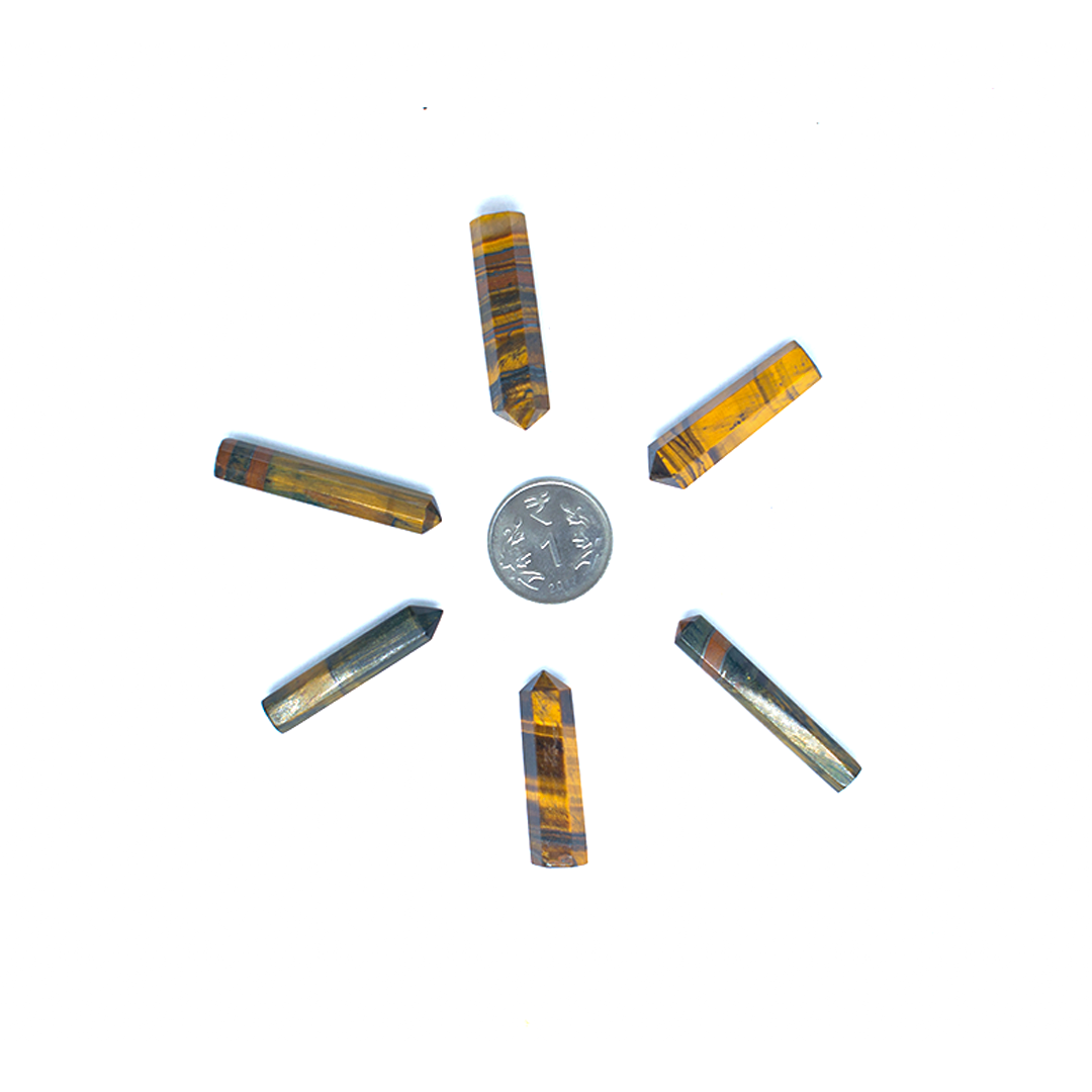Blue tiger's eye mini wand