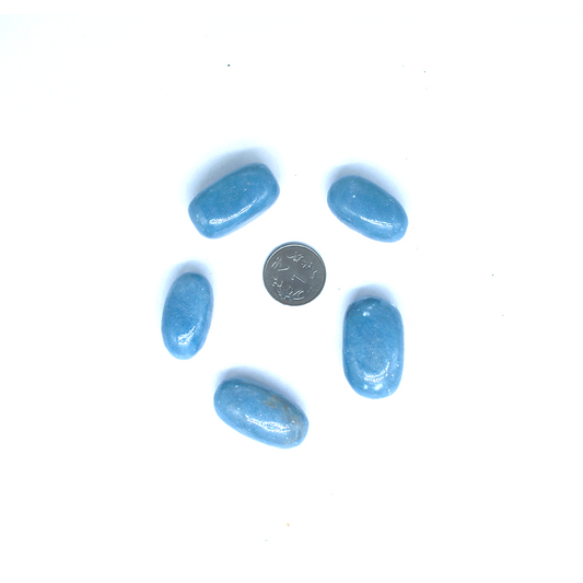 Angelite tumble - 1 piece each 1080