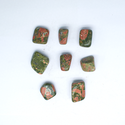 Unakite tumbles - 1  piece per order 1080