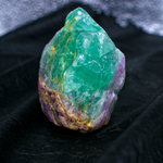 Rainbow fluorite raw clusters