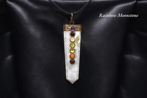 Seven Chakra Gemstone Pendants
