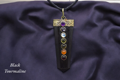 Seven Chakra Gemstone Pendants