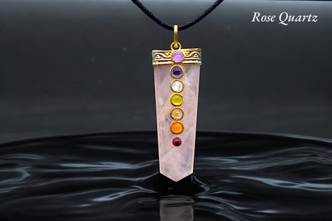 Seven Chakra Gemstone Pendants