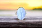 Blue Lace Agate Ring
