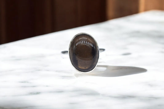 Smokey Quartz Ring - Disperse Fear 2000