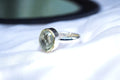 Green Amethyst Ring