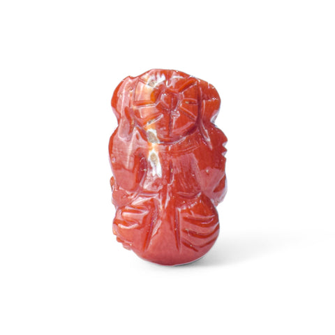Ganesh ji ~ Carved In natural Coral 6.95 Carats