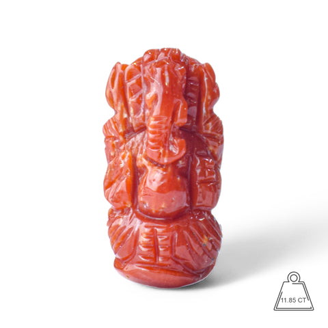 Ganesh ji ~ Natural Coral 11.85 Carats