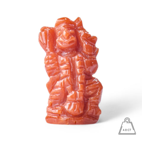 Hanuman ji ~ Moonga  4.80 carats