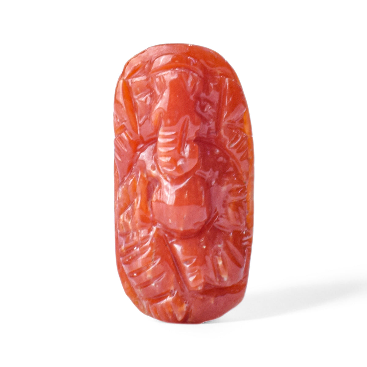Ganesh ji ~ Natural Coral Moonga 5.15 Carat