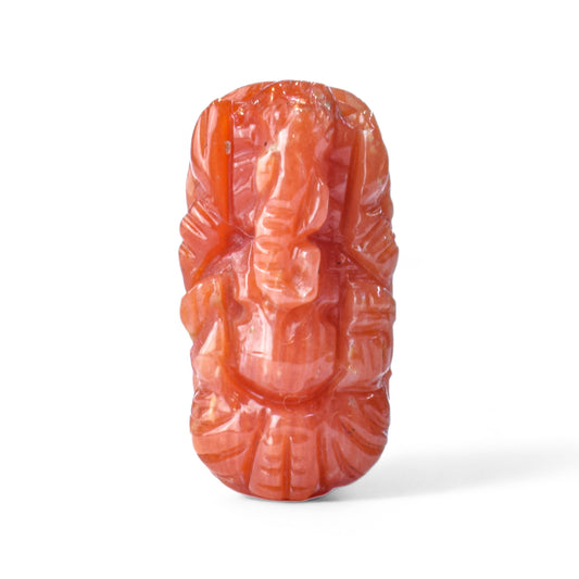 Ganesh ji ~ Natural Moonga coral 6.80 Carats 2000