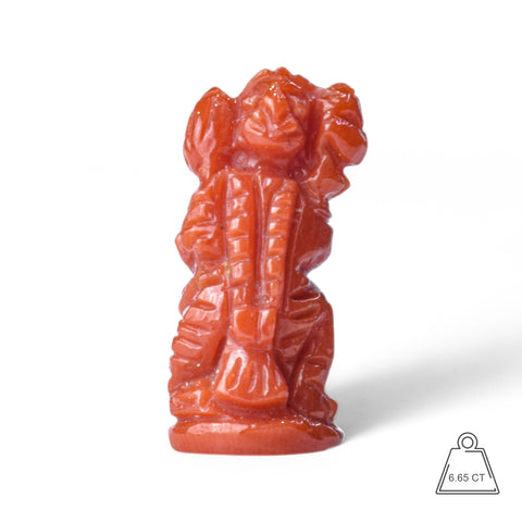 Hanuman ji ~ Natural Moonga 6.65 carats