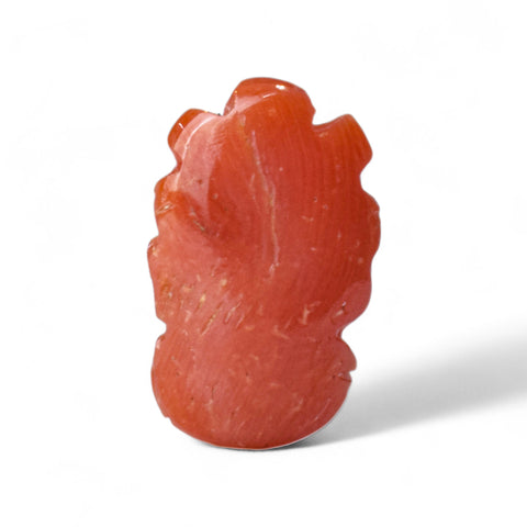 Ganesh ji ~ Natural Red Coral 4.20 carats ( moonga )