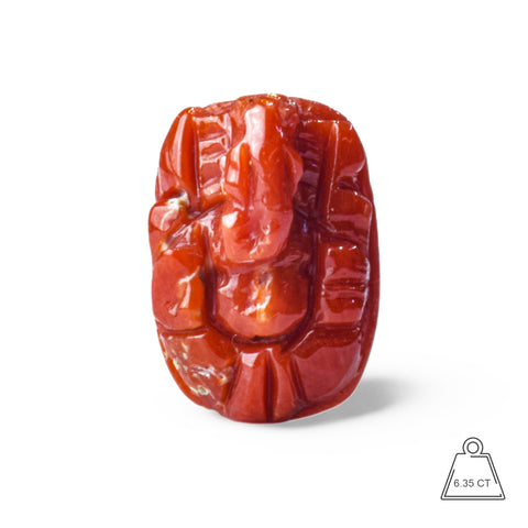 Ganesh ji ~ Natural Coral ( Moonga )