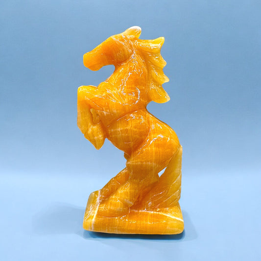 Feng Shui Rising Horse - Calcite 2400