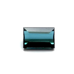 Blue Tourmaline Baguette Cut Gemstone