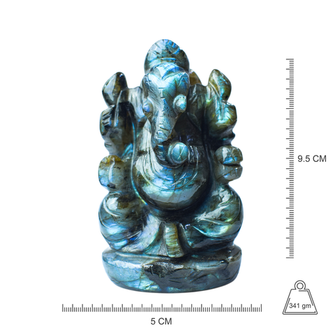 Ganesha  -Labradorite Full Flash