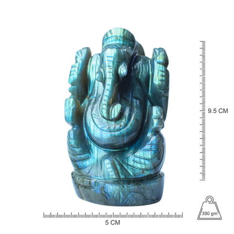 Ganesha  -Labradorite Full Flash