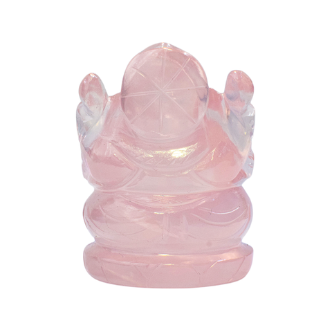 Rose Quartz Ganesha for Loving Energies