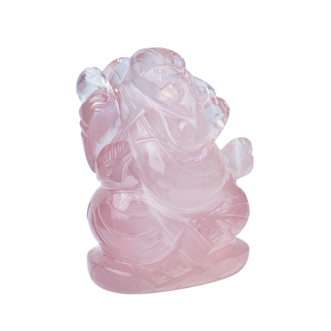 Rose Quartz Ganesha for Loving Energies