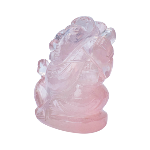 Rose Quartz Ganesha for Loving Energies