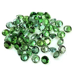 Green tourmaline 3 mm round