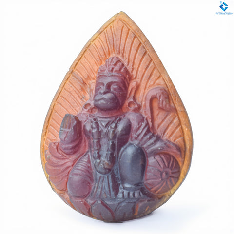 Hanuman ji ~ Gomed Hessonite garnet
