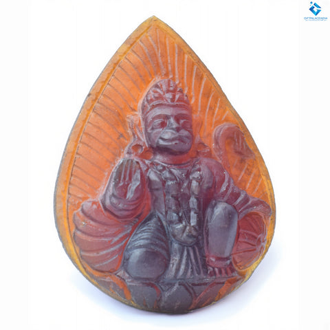 Hanuman ji ~ Gomed Hessonite garnet