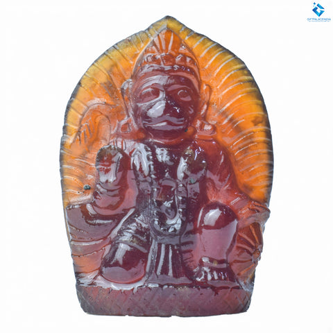 Hanuman Ji ~ Gomed Hessonite garnet