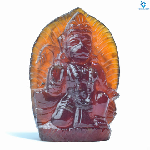 Hanuman Ji ~ Gomed Hessonite garnet