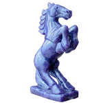 Rising Horse in Lepidolite — Hand-Carved Crystal Sculpture