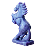 Rising Horse in Lepidolite — Hand-Carved Crystal Sculpture
