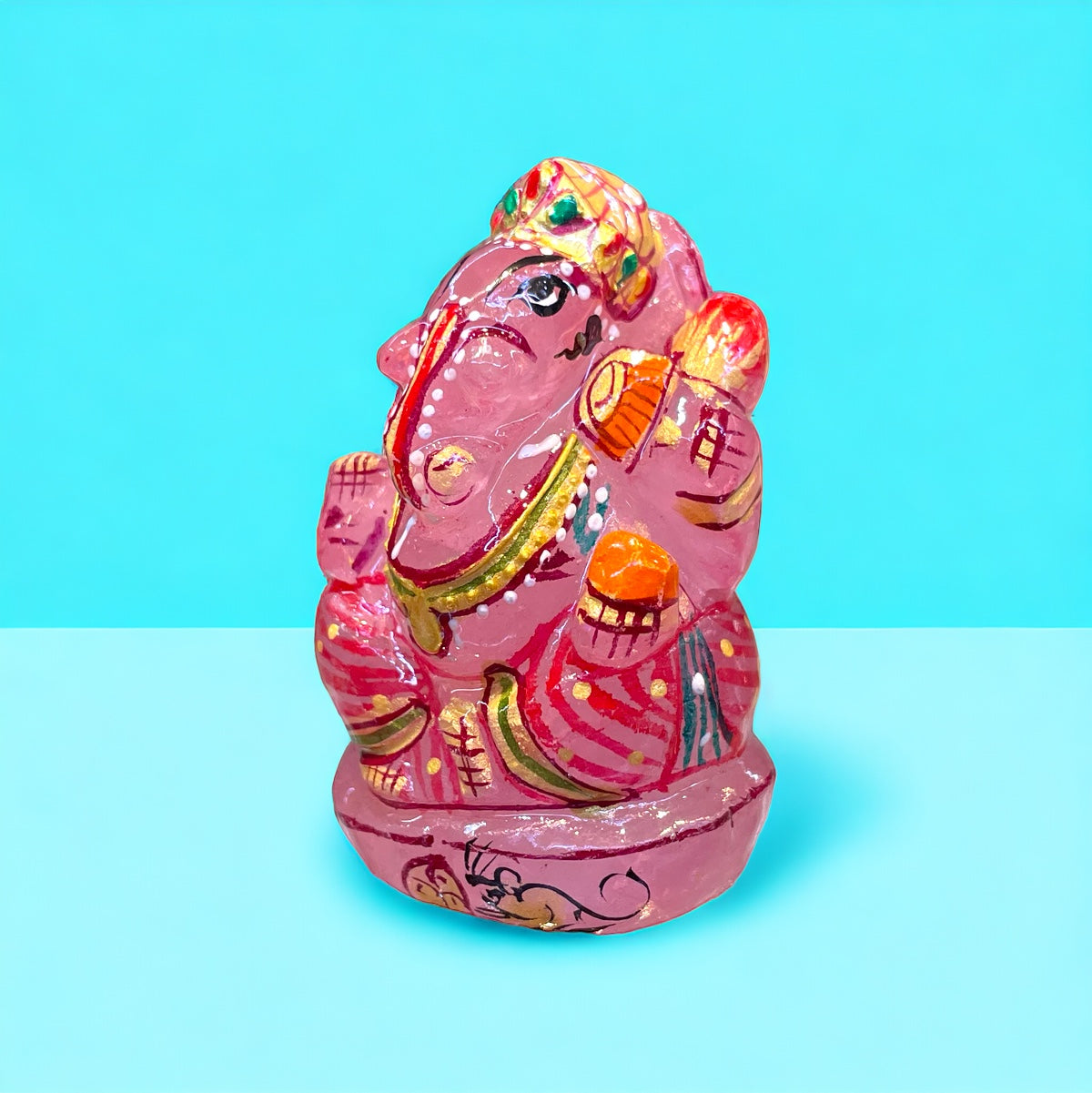 Rose Quartz Ganesha