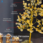 The  Wealth Tree - Made of Natural Pyrite and Citrine Crystals