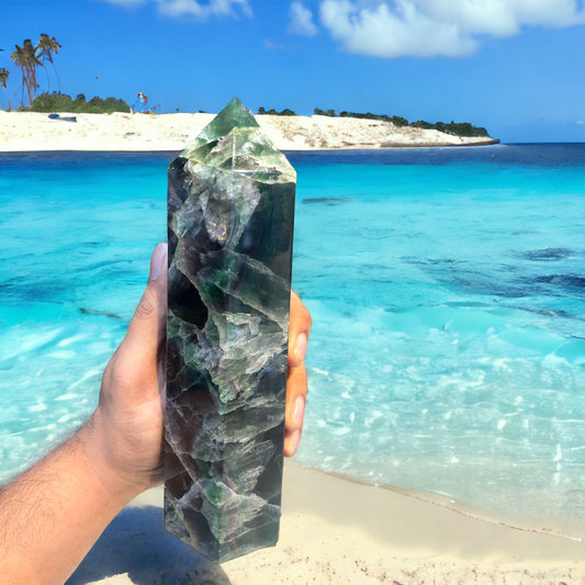 Fluorite Huge Tower 8.5 Inches 2048