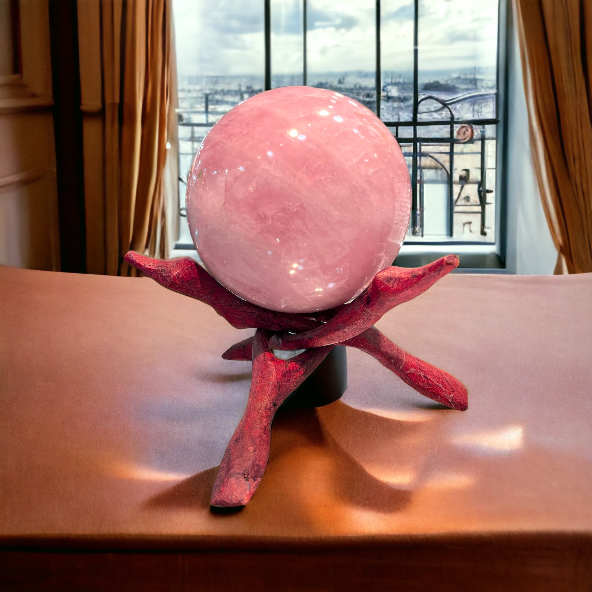 Rose Quartz Sphere 2710 Grams