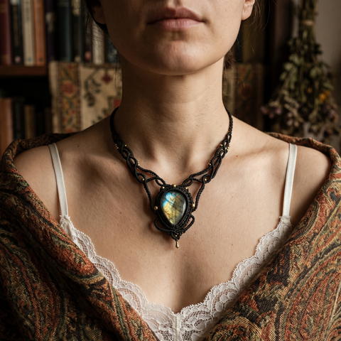 Phantom Glow - labradorite Necklace