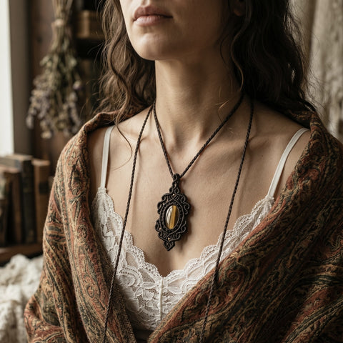 Tiger’s Valor ~ Tiger's eye necklace